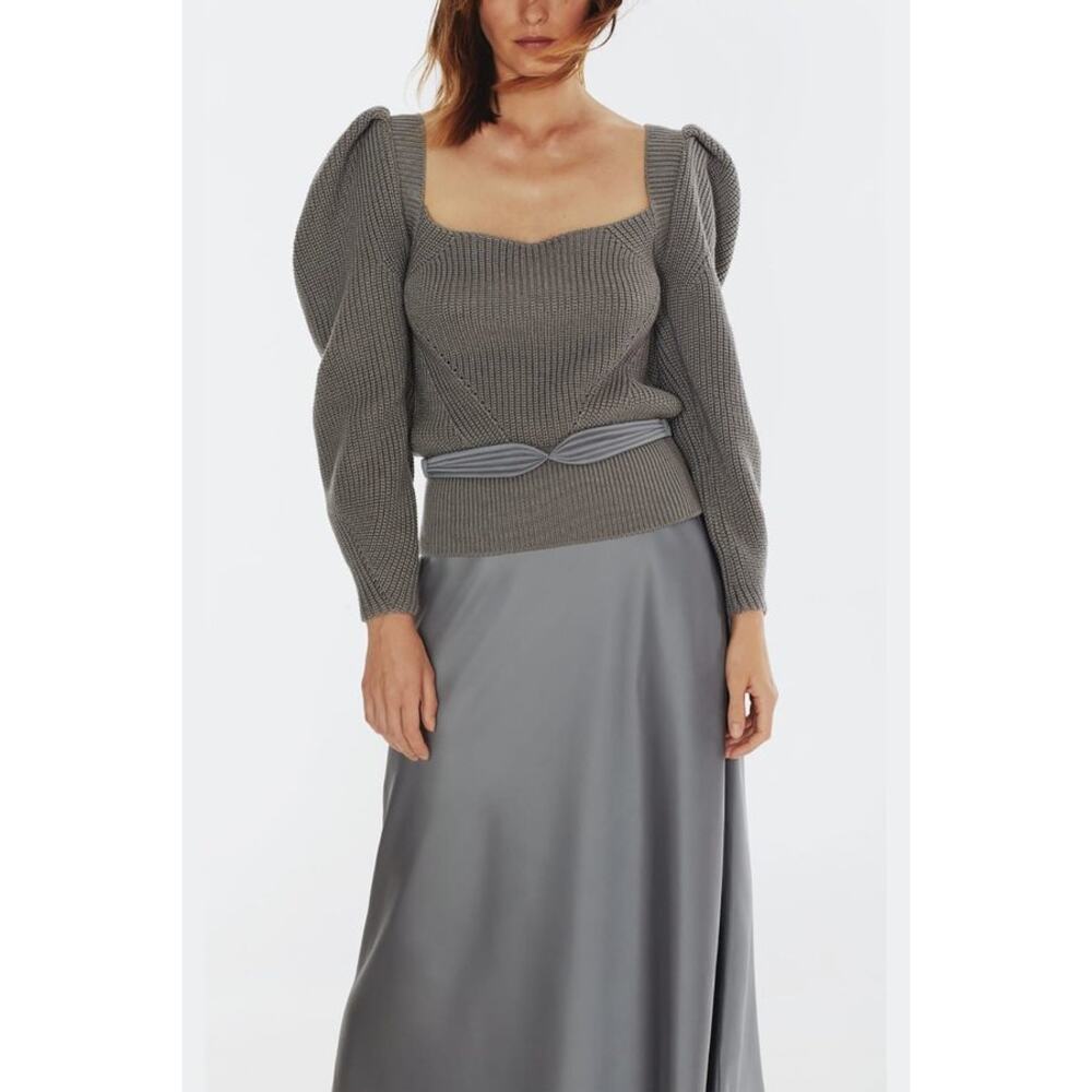 Anna October Rachel Wool Sweater in Grey Size XS